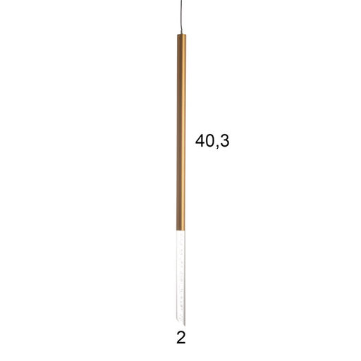 Светильник «Акота» LED 5 Вт 4000К матовое золото 2×2×60-160 см