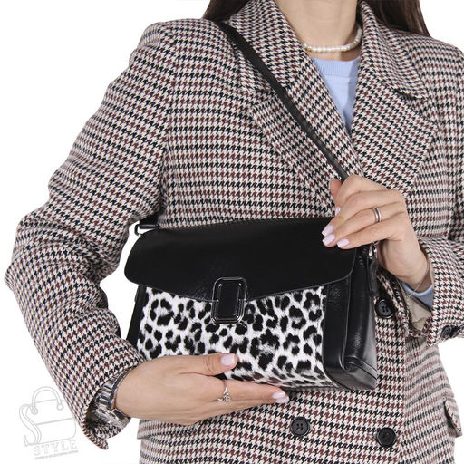 Сумка женская кожаная 6638VG w.leopard Vitelli Grassi  в Новосибирске