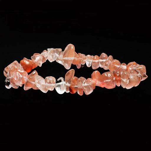 Браслет из камня Розовый халцедон семейное счастье и новые источники дохода