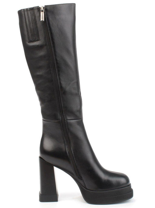 02-3563-24BM-1 BLACK Сапоги зимние женские (натуральная кожа, натуральный мех) - Фабричный китай фото 11