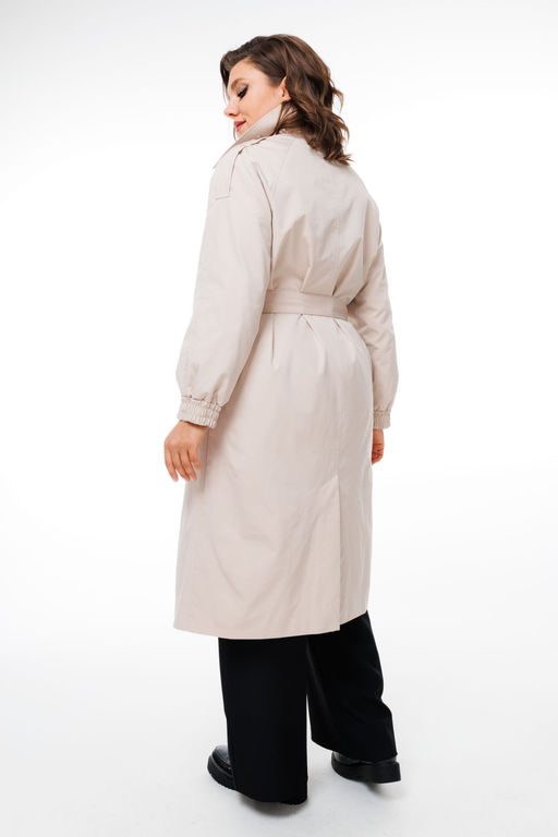 Плащ ANELLI 1419 кофе со льдом  фото 2