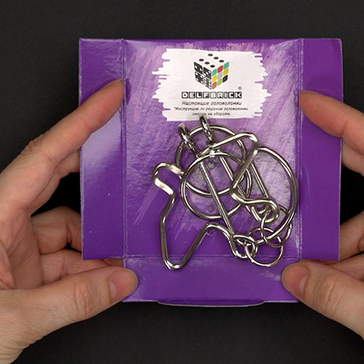 DELFBRICK DLM-33 Головоломка металлическая 1 шт Голубь 6 элемент