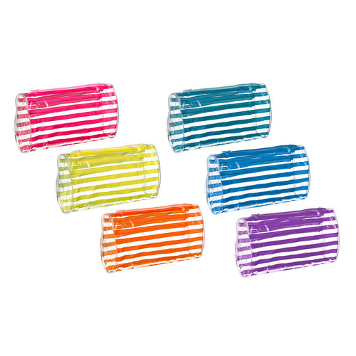 Цена за 2 шт. PAVO Косметичка банная "Полоски" 22х12,5х5,5см, ПВХ, 310-165