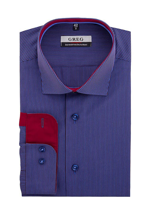Сорочка мужская длинный рукав GREG 261/139/1033/Z/1p  фото 2