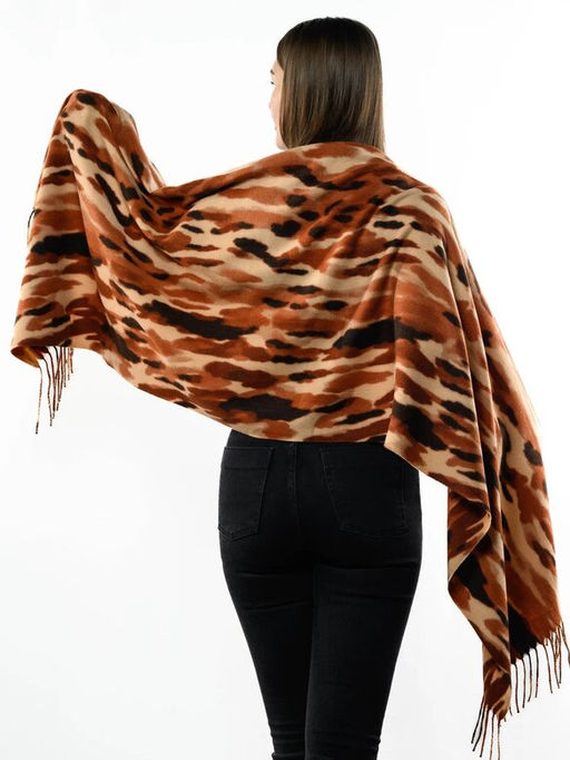 Яркий палантин с анималистичным принтом - Pretty mania фото 5