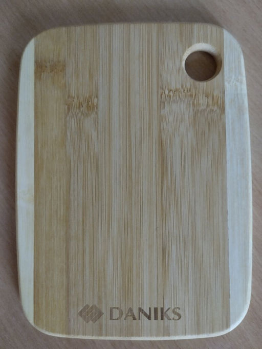 Доска разделочная бамбук, 20х15х1 см, прямоугольная, Бамбук, H-1567 (376771) - Daniks фото 8