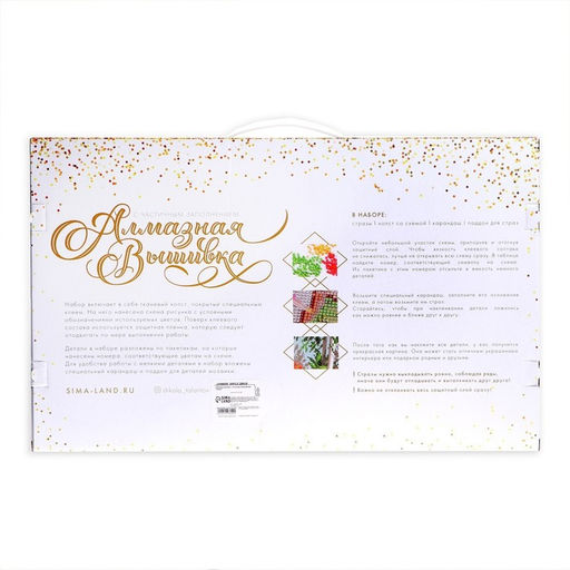 Алмазная мозаика с частичным заполнением на холсте «Следуй за мной», 30×40 см