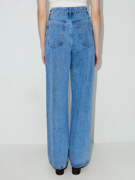 Джинсы wide leg с высокой посадкой / Zarina фото 5