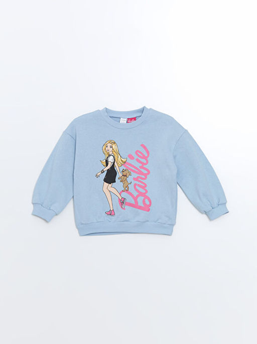 Bisiklet Yaka Uzun Kollu Bask?l? K?z Bebek Sweatshirt 2li - Waikiki фото 3
