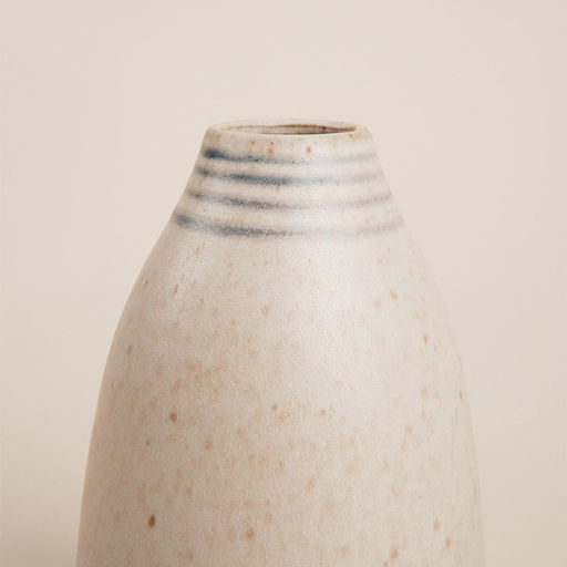 Ваза сервировочная SL Home «Райяс», 9×13.5 см, керамика, 450 мл, бежевая