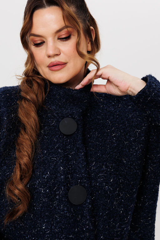 Пальто Michel Chic 363/1 темно-синий  фото 4