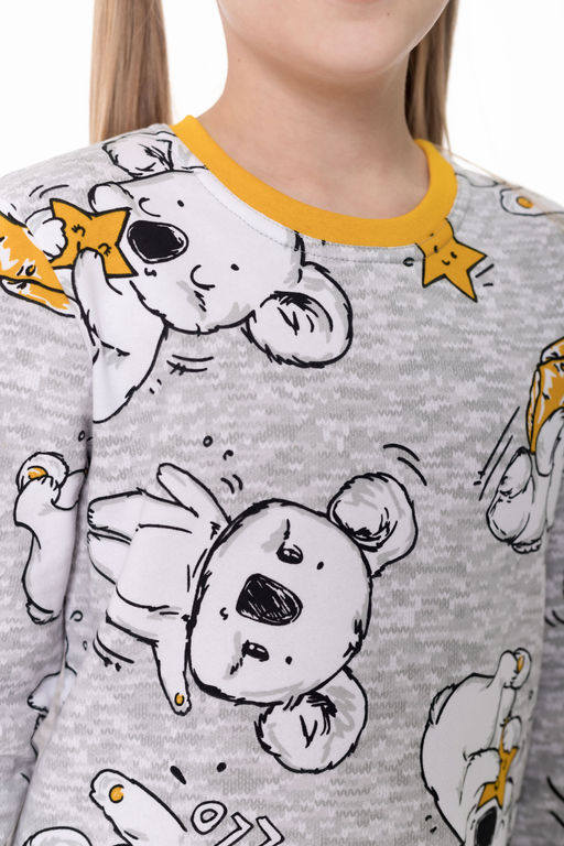 Сорочка с длинным рукавом начес М225110сж