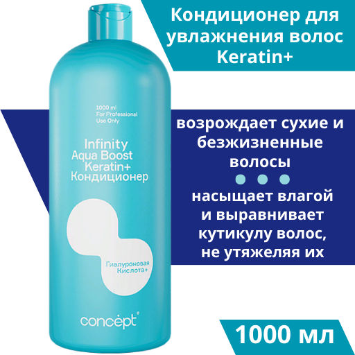 INFINITY Кондиционер увлажняющий Aqua Boost, 1000 мл CONCEPT