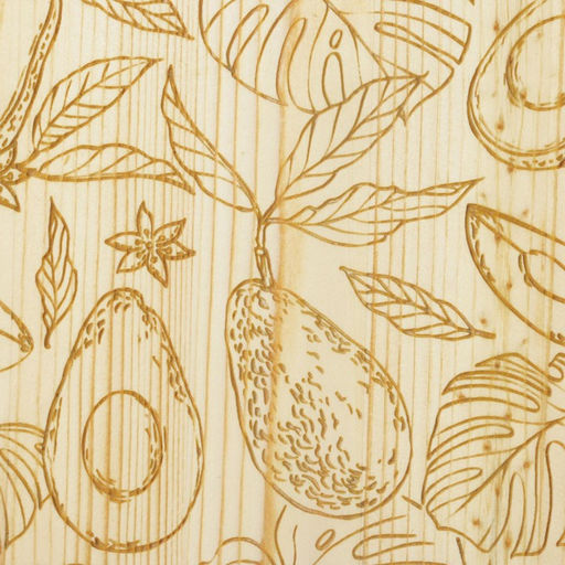 Доска разделочная «Авокадо», 15 × 24,7 × 2 см