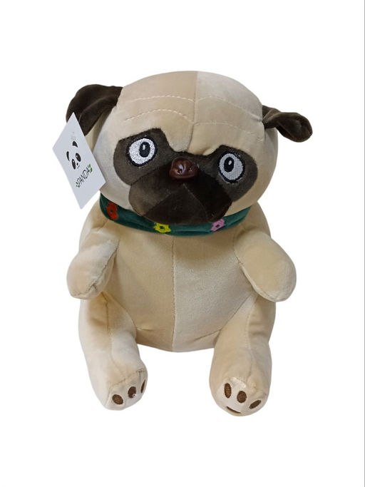Собачка "Мопс" сидящая, 30см (Белоруссия)