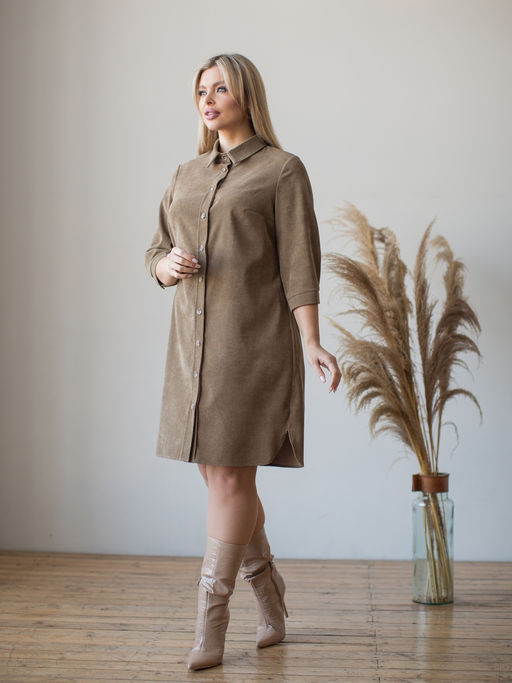 Платье 1385 песочный - Novita фото 5