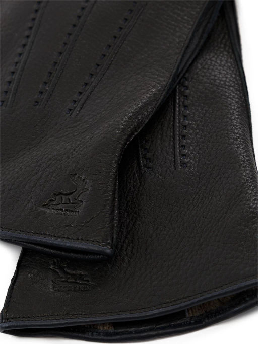 Перчатки мужские 100% ш HS790 black/d.blue - Eleganzza фото 2