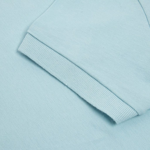 Футболка поло женская MINAKU: Basic line, голубая, размер 52