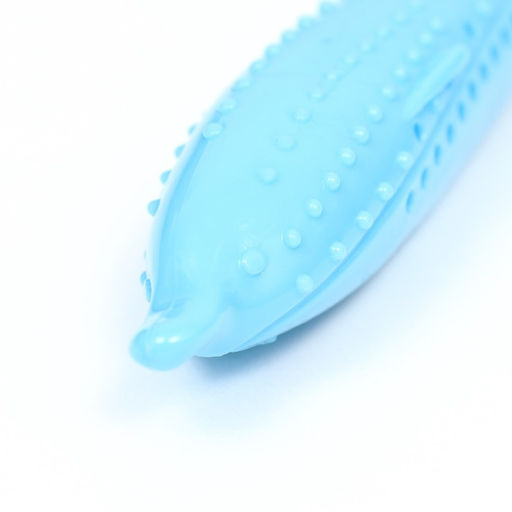 Игрушка для кошек с кошачьей мятой Дельфин, 17 см, синяя - Пижон фото 4