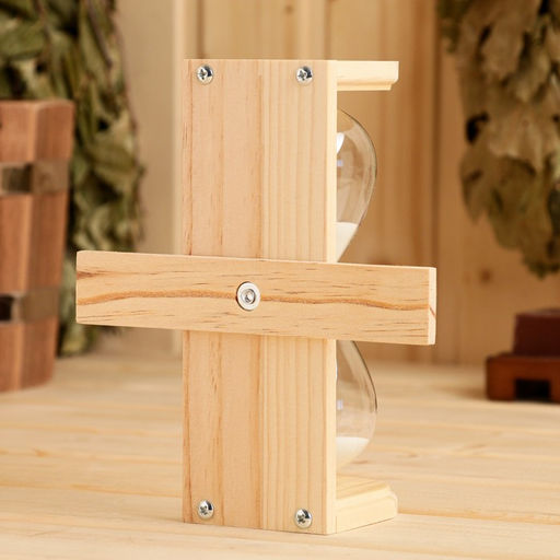 Часы песочные для бани «Люкс», 15 минут, дерево