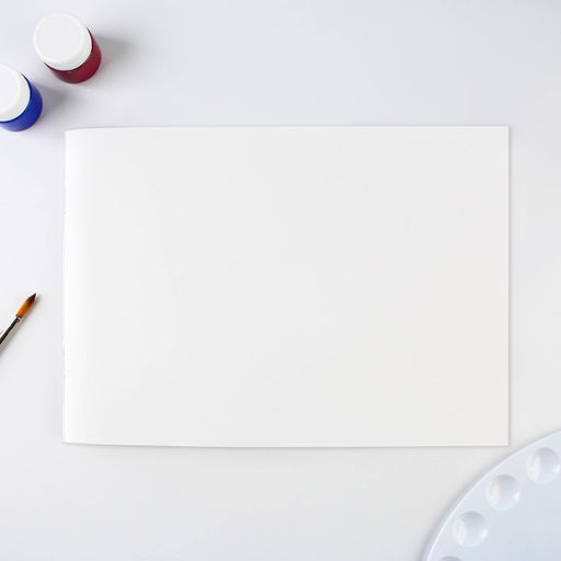 Цена за 2 шт. Альбом для рисования 40 листов А4 на скрепке «Мрамор» обложка 160 г/м², бумага 100 г/м².