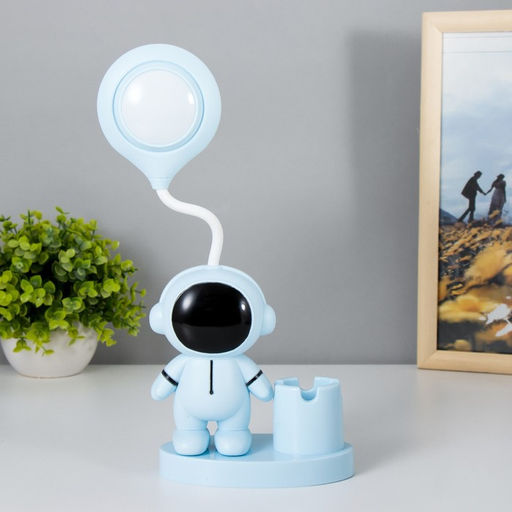 Настольная лампа «Космонавт» LED 2 Вт USB АКБ МИКС 7.3×13×31 см