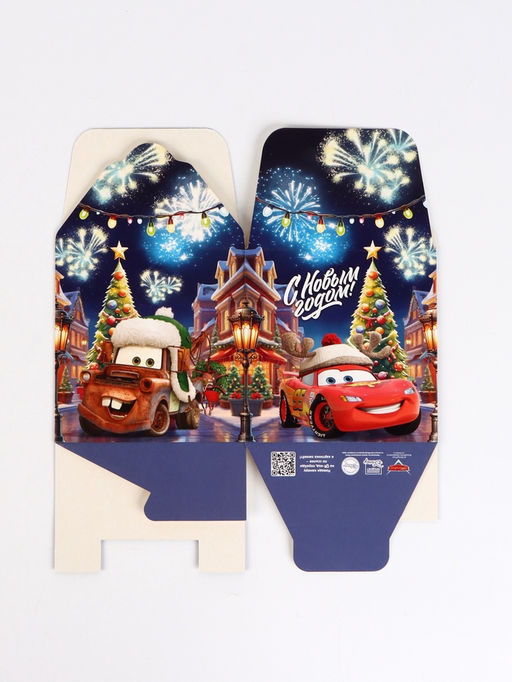 Набор подарочных новогодних коробок 3 шт. «Мультики», 12×12×12 см