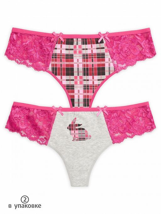 Pelican 2шт. в упаковке LUSA6194(2) трусы женские  фото 3