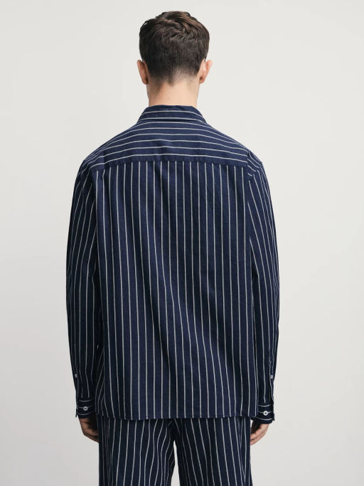 Рубашка relax fit со льном / Zarina  фото 5