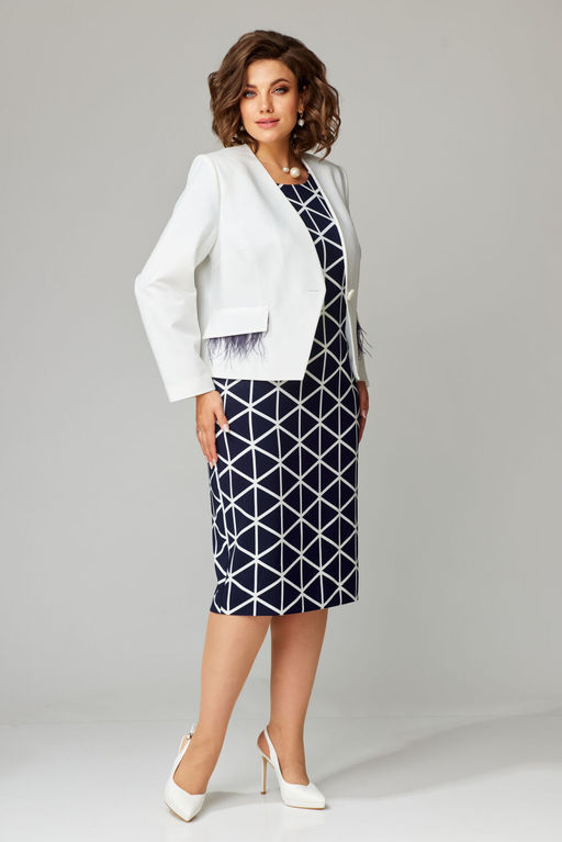 Костюм Aira Style 24-32 Сине-молочный