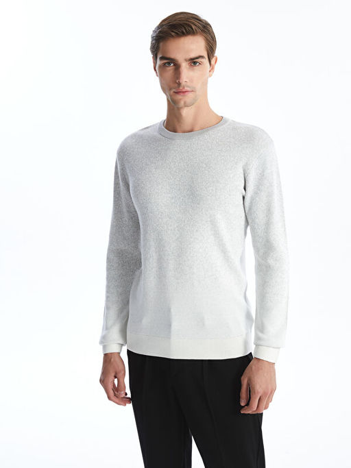 Bisiklet Yaka Erkek Triko Kazak