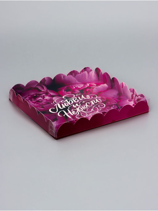 Цена за 5 шт. Коробка для печенья, «Комплимент», 21×21×3 см