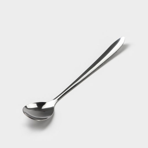 Кружка с ложкой Мистер, 380 мл, керамика, голубая