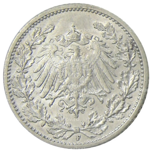 1/2 марки 1911 года F Германия