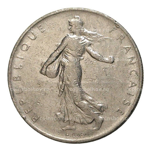 Монета 1 франк 1961 года Франция