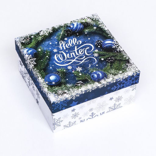 Коробка квадратная Чудес в Новом Году! , 19 19 10 см - Simaland фото 2