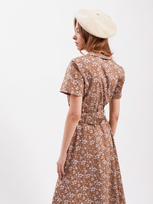 ВИДЕООБЗОР Платье  из 100% ХЛОПКА с V-образным вырезом - Tantino фото 7