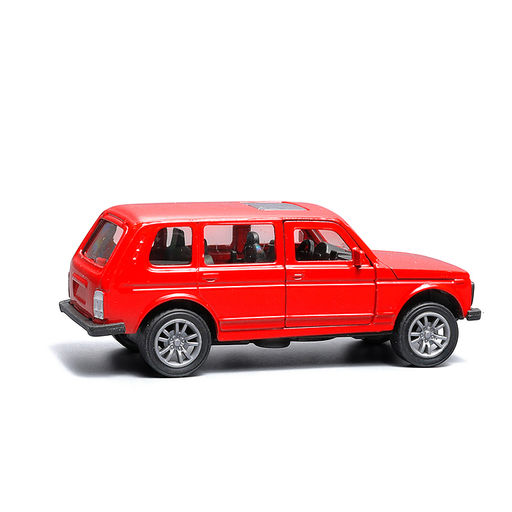 Красная инерционная машинка вид В die-cast , 1:32