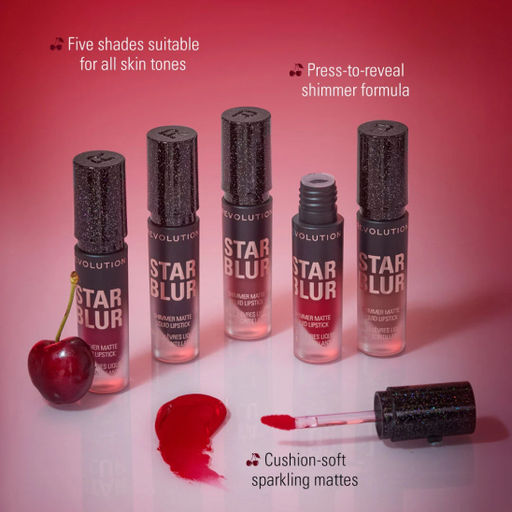 Жидкая матовая помада для губ Star Blur Shimmer Matte, Frosted Petal 6877114