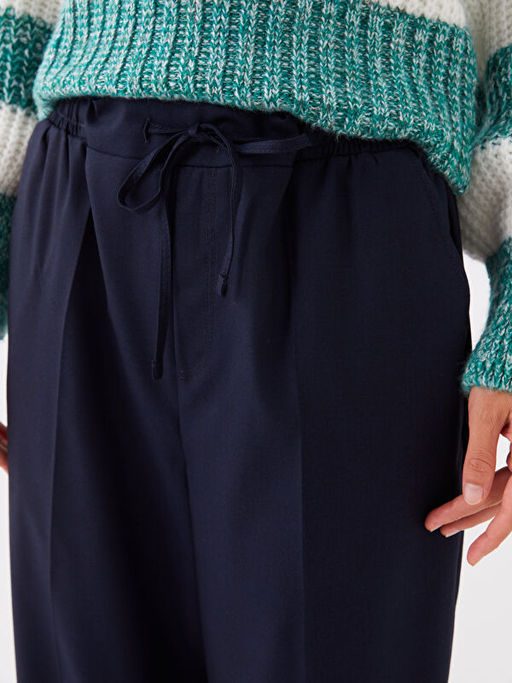 Beli Lastikli Havu? Kesim Kad?n Pantolon