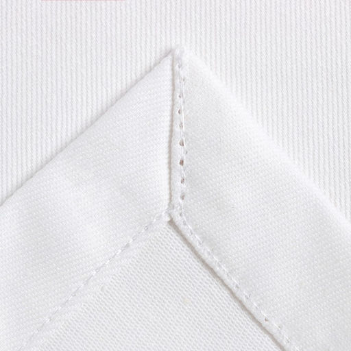 Набор салфеток с декоративными кольцами White pleasure, 40×40 см - 4 шт., 100% хлопок, саржа 190 г/м²