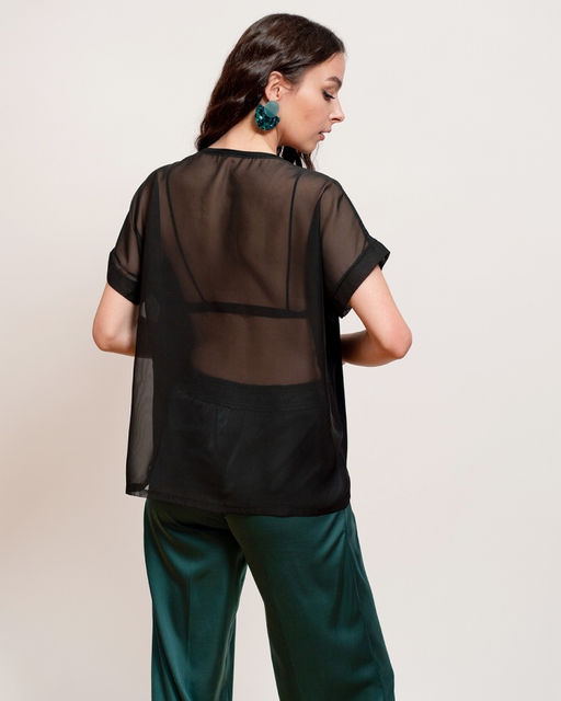 Футболка с шифоновой спинкой 15.4.8 - Sahar art lab фото 4