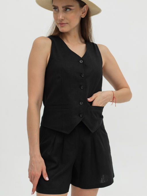 жилет ЛЕН  с ХЛОПКОМ - Трика фото 6