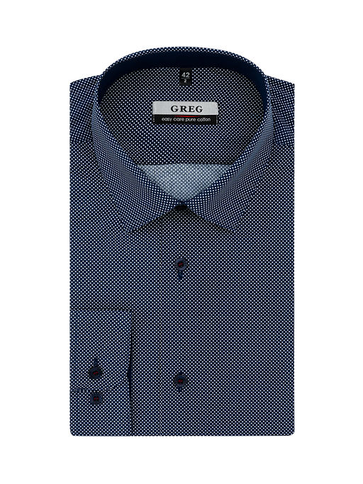 Сорочка мужская длинный рукав GREG 213/231/1851/ZV/1  фото 2