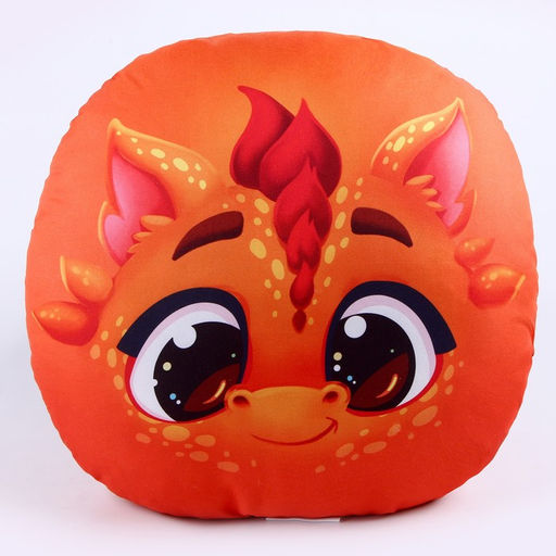 Подушка круглая Дракоша, оранжевый - Mni mnu фото 3