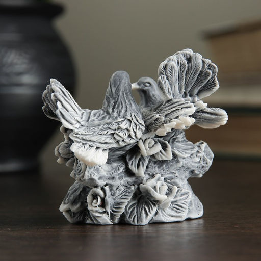 Фигурка «Голуби на ветке», 6 см