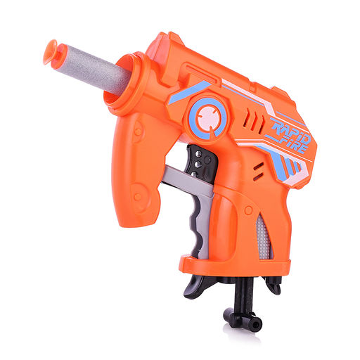 Пистолет "Rapid fire-1" с мягкими пулями, в пакете