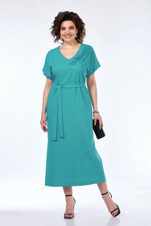 Платье BAGIRA ANTA 1031 бирюза  фото 8