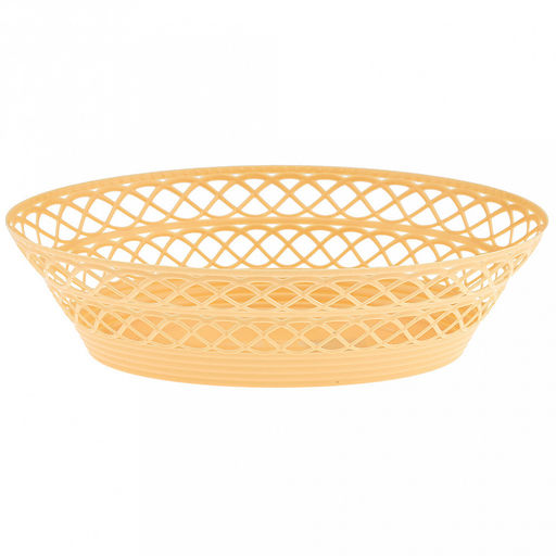 Сухарница пластмассовая 25х19х6,5см, овальная, полипропилен, цвета микс (Россия)