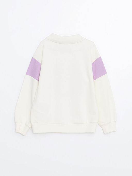Minnie Mouse Bask?l? K?z ?ocuk Sweatshirt - Waikiki фото 3